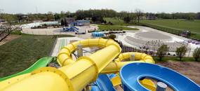 A new waterside feature, called Plunge Peak, includes two twisty slides and one long slide with an option for the park to add a fourth. Melanie Maxwell I AnnArbor.com